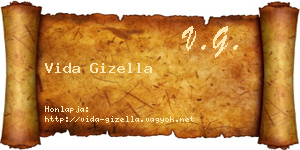 Vida Gizella névjegykártya